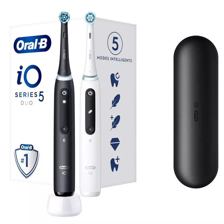 ORAL-B IO5 DUO TUPLARUNKO SÄHKÖHAMMASHARJA - Sähköhammasharjat - 4210201414841 - 1
