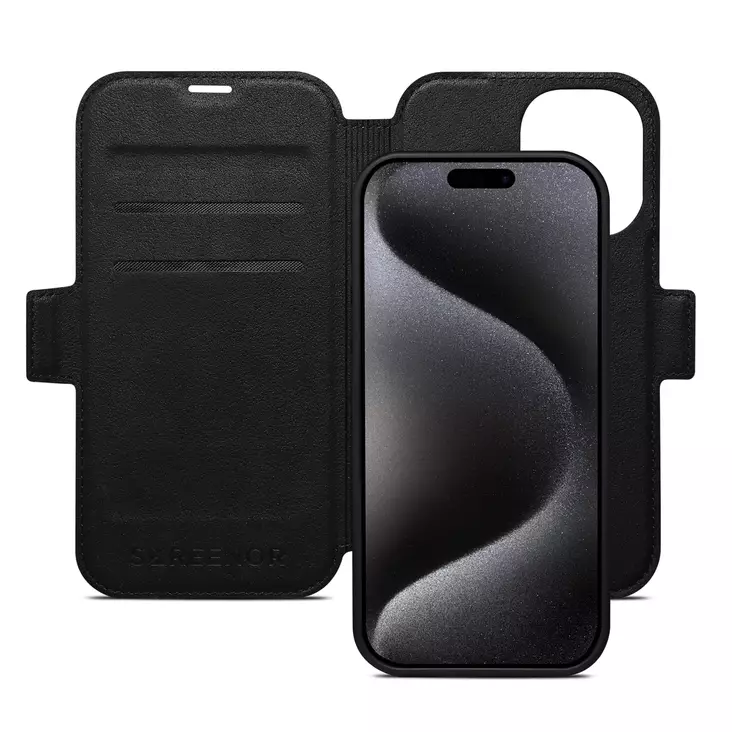 SCREENOR FIRST 2IN1 iPHONE 16 MAGSAFE SUOJAKOTELO MUSTA - Suojakuoret, laukut ja kotelot - 6438327301571 - 2