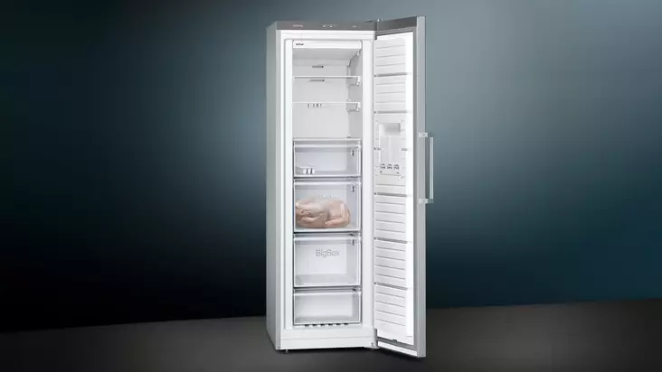 SIEMENS GS36NVIEP KAAPPIPAKASTIN TERÄS - Kaappipakastimet - 4242003871041 - 1