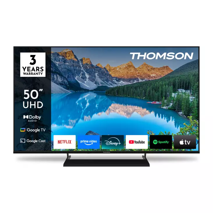 THOMSON 50UG5X15 50" UHD-TV - 40-50 tuumaiset televisiot - 9120106663471 - 2