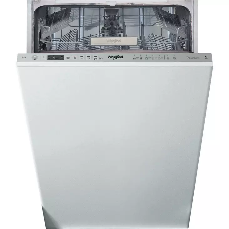 WHIRLPOOL WSIO3T223PEX ASTIANPESUKONE 45CM - 45 cm leveät astianpesukoneet - 8003437233081 - 1
