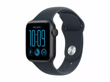 APPLE WATCH SE 3 GPS 40MM MIDNIGHT ALUMINIUM CASE WITH NAVY BLUE SPORT BAND - S/M - Älykellot ja aktiivisuusrannekkeet - 195951258942 - 5