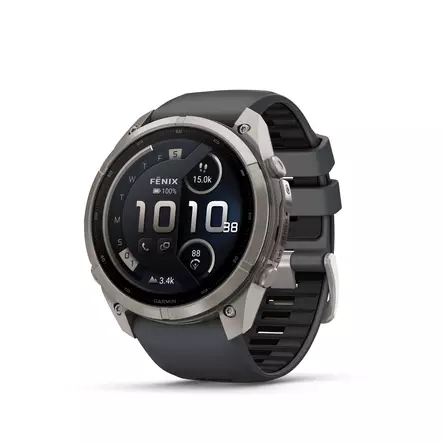 GARMIN FENIX 9 PRO INREACH URHEILUKELLO 51MM TITAANI JA GRAPHITE/BLACK SILIKONIHIHNA - Älykellot ja aktiivisuusrannekkeet - 753759370312 - 5