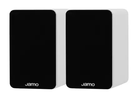 JAMO MINI MKII AKTIIVIKAIUTINPARI KIILTÄVÄ VALKOINEN - Hyllykaiuttimet - 6974245820652 - 1