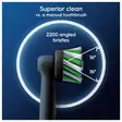ORAL-B CROSSACTION VAIHTOHARJA CLEANMAXIMISER -TEKNIIKALLA 5KPL MUSTA - Vaihtoharjat - 8006540893432 - 2