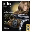 BRAUN HD730 SATIN HAIR-7 HIUSTENKUIVAIN DIFFUUSORILLA 2200W - Hiustenkuivaajat - 3030050182262 - 2