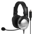 KOSS SB45 USB OVER-EAR KUULOKE MIKROFONILLA MUSTA/HOPEA - Langalliset kuulokkeet - 212991782012 - 1