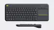 Logitech Wireless Touch Keyboard K400 Plus, langaton näppäimistö/hiiri -yhdistelmä - Näppäimistöt ja hiiret - 5099206059382 - 3