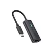RAPOO UCA-1006 USB-C - GIGABIT LAN -ADAPTERI - Kaapelit ja adapterit - 6940056114082 - 2
