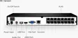 REOLINK RLN16-410 NVS16 4K ULTRAHD POE TALLENNIN 4T - VALVONTAKAMERAT - 6975253986552 - 2