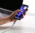 ROLLING SQUARE INCHARGE XL USB -C/LIGHTNING/MICRO USB 3M VALKOINEN - Kaapelit ja laturit - 7640170466782 - 5