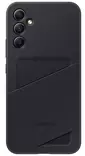 SAMSUNG GALAXY A34 CARD SLOT SUOJAKUORI MUSTA - Suojakuoret, laukut ja kotelot - 8806094920482 - 2