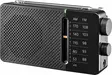 SANGEAN SR-36 AM/FM TASKURADIO MUSTA - Analoginen radio - 4711317995922 - 2
