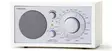TIVOLI AUDIO MODEL ONE RADIO VALKOINEN/HOPEA - Analoginen radio - 850003501802 - 2
