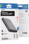 WAVE QIPOWER VARAVIRTALÄHDE 10 000 mAh MUSTA - Kaapelit ja laturit - 6418312152142 - 1