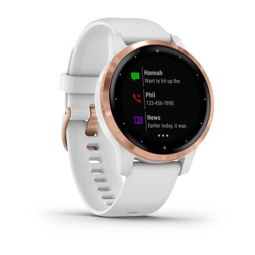 Garmin vivoactive 4s GPS Smartwatch - white/rose gold | BIKE24