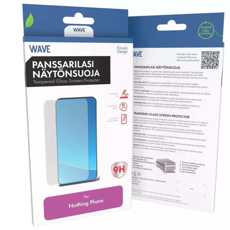 WAVE NOTHING PHONE 3A / 3A PRO PANSSARILASI - Suojakuoret, laukut ja kotelot - 6418312176292 - 1