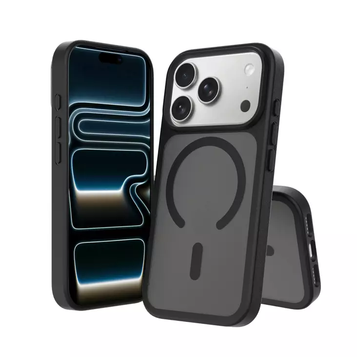 SCREENOR ICY IPHONE 18 PRO / 17 PRO MAGSAFE SUOJAKUORI MUSTA - Suojakuoret, laukut ja kotelot - 6438327270112 - 1