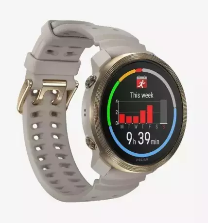 POLAR VANTAGE M3 URHEILUKELLO S/L GREIGE/KULTA - Älykellot ja aktiivisuusrannekkeet - 725882066752 - 1
