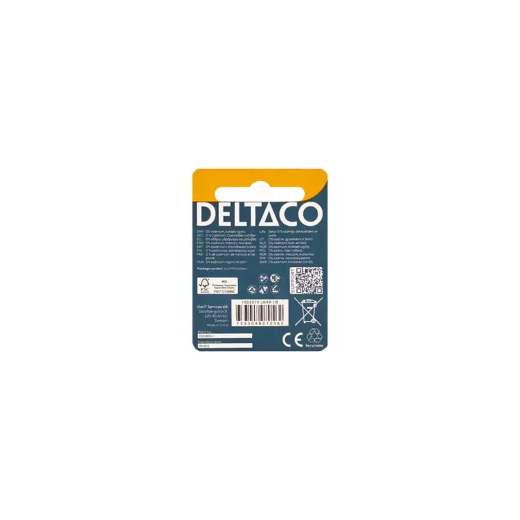 DELTACO LR44 ALKALINE BATTERY - Other Accessories - 7333048070562 - 1