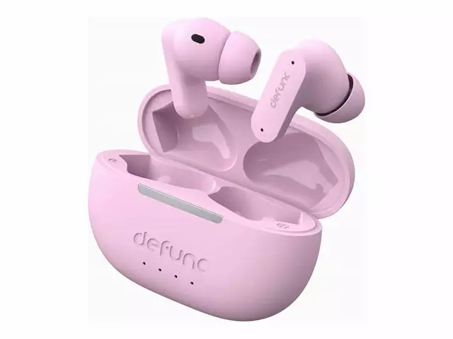 DEFUNC TRUE BLUETOOTH VASTAMELUKUULOKKEET PINKKI - Nappikuulokkeet - 7350080714612 - 1