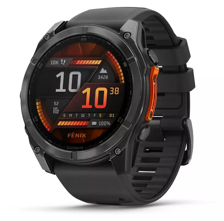GARMIN FENIX 8 URHEILUKELLO 51MM TUMMANHARMAA - Älykellot ja aktiivisuusrannekkeet - 753759338152 - 2