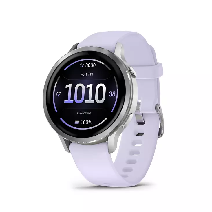 GARMIN VENU 4 ÄLYKELLO 41MM HOPEA/VIOLETTI - Älykellot ja aktiivisuusrannekkeet - 753759342852 - 2