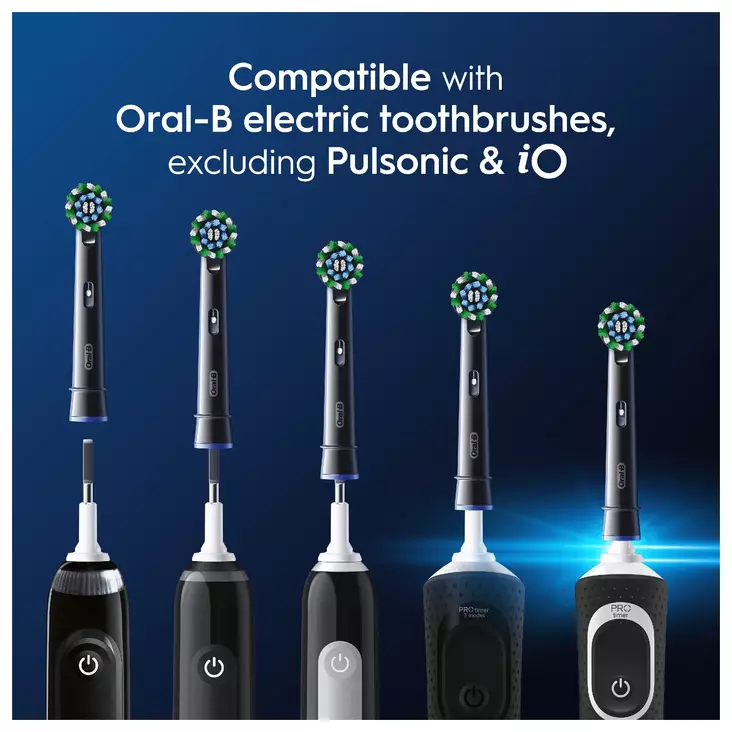 ORAL-B CROSSACTION REPLACEMENT BRUSH WITH CLEANMAXIMISER
