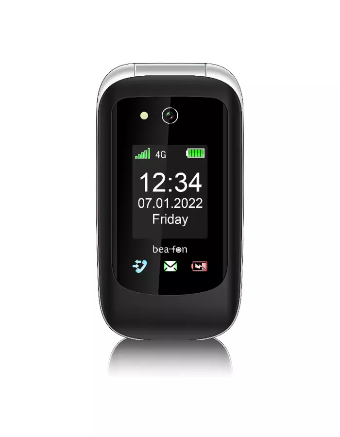 BEAFON SL720i 4G SENIORIPUHELIN MUSTA - Matkapuhelimet - 9120042778222 - 1