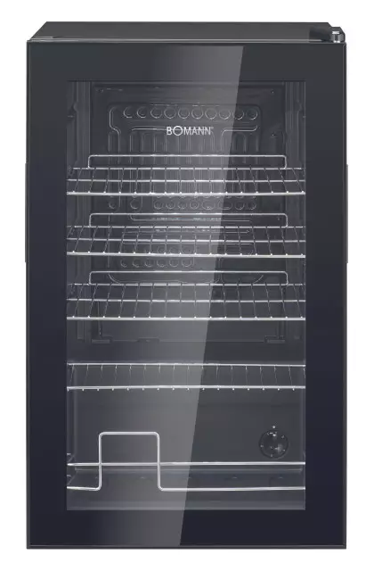 BOMANN KSG7287 GLASS DOOR BEVERAGE COOLER - Fridges - 4004470728712 - 1