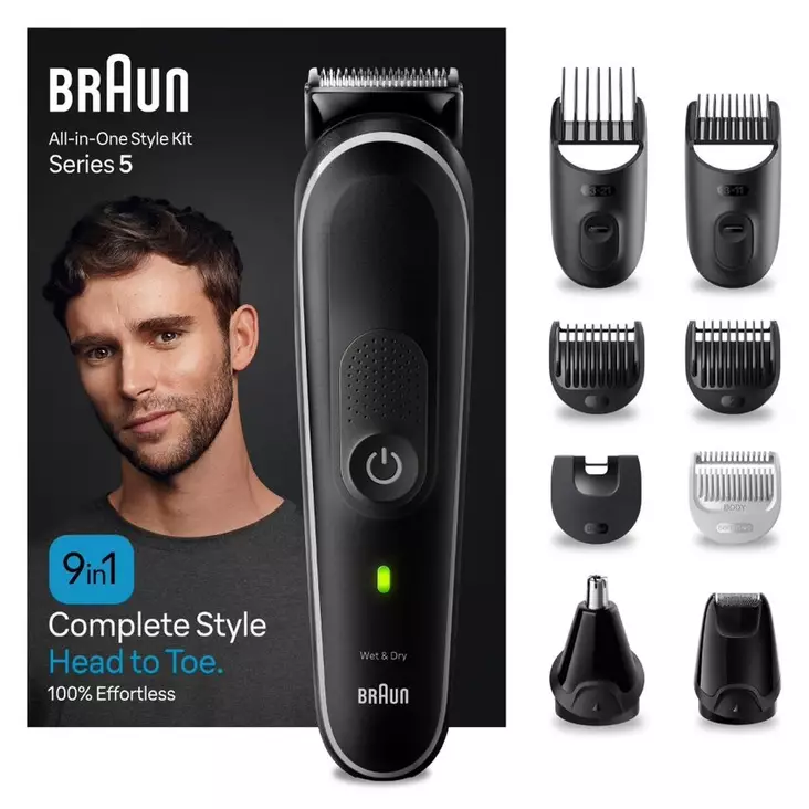 BRAUN ALL IN ONE SERIES 5 MGK5410 9-IN-1 PARTATRIMMERI - Partatrimmerit - 4210201446972 - 1