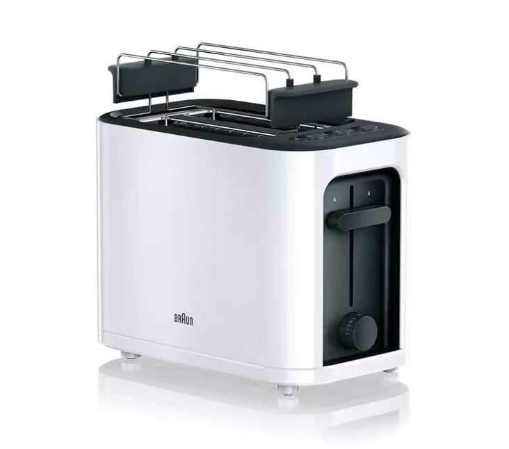 BRAUN PurEase HT3010WH LEIVÄNPAAHDIN VALKOINEN - Leivänpaahtimet - 8021098760012 - 1