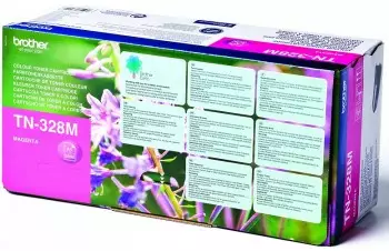 BROTHER TN-328M MAGENTA SUPERVÄRIKASETTI - Musteet, paperit ja väripatruunat - 4977766679442 - 1