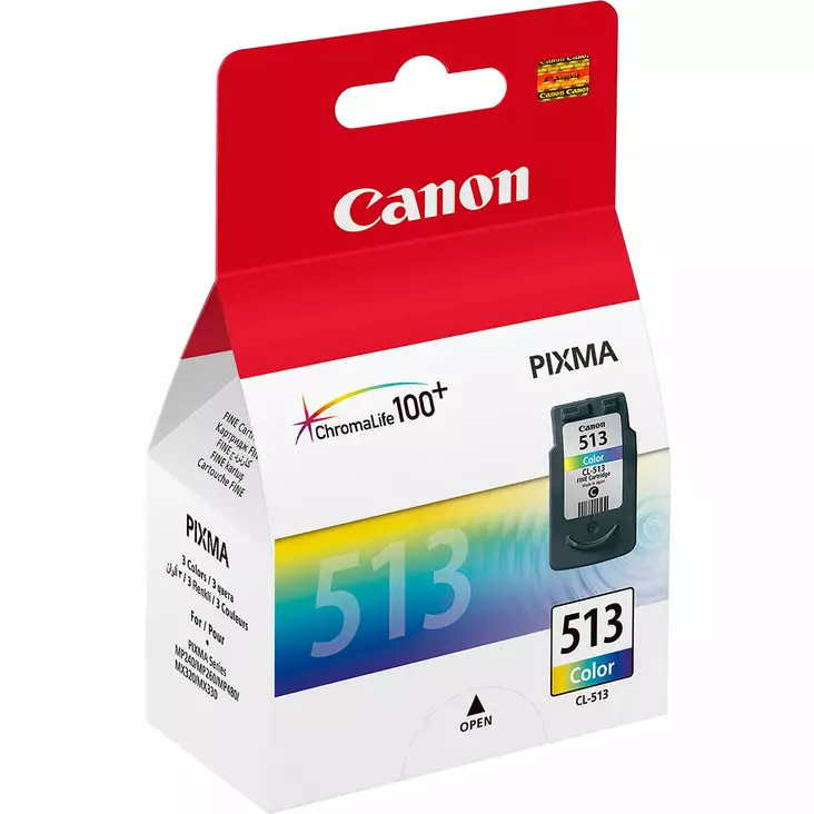 CANON CL-513 MUSTEKASETTI KOLMIVÄRI - Musteet, paperit ja väripatruunat - 4960999617022 - 2