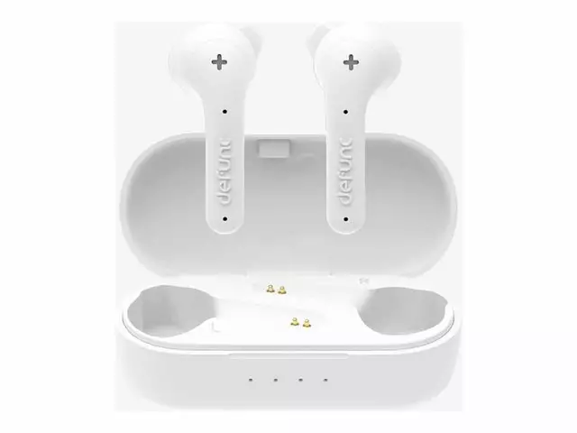DEFUNC TRUE BASIC II TWS TRUE WIRELESS EARPHONES WHITE - True Wireless Earbuds - 7350080710102 - 1