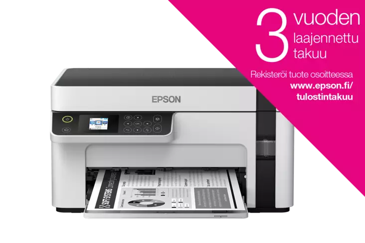 EPSON ECOTANK ET-M2120 MONITOIMITULOSTIN - Mustesuihku - 8715946670362 - 1