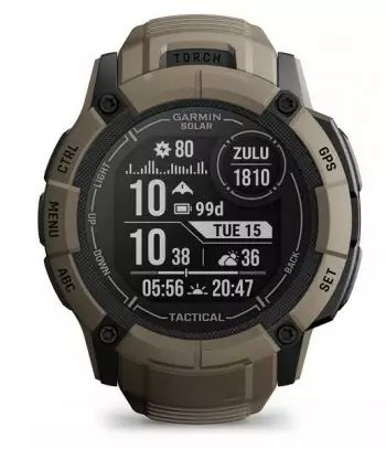 GARMIN INSTINCT 2X SOLAR TACTICAL EDITION COYOTE TAN - Älykellot ja aktiivisuusrannekkeet - 753759319342 - 1