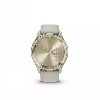 GARMIN VIVOMOVE TREND FRENCH GRAY, LIGHT GOLD - Älykellot ja aktiivisuusrannekkeet - 753759309442 - 1