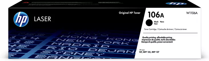 HP 106A BLACK ORIGINAL LASER TONER - Musteet, paperit ja väripatruunat - 193424172702 - 1