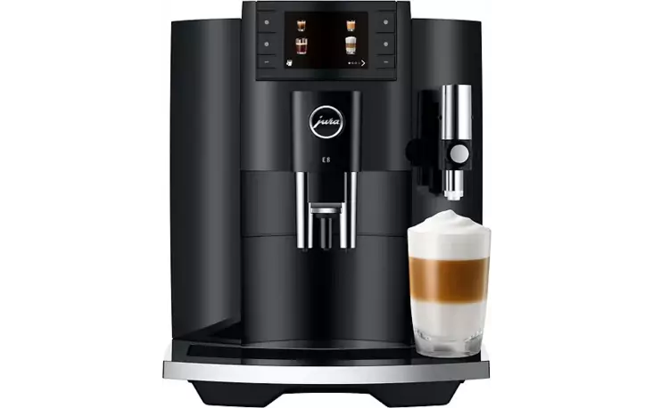 JURA E8 PIANO BLACK (EC) KAHVIKONE - Erikoiskahvinkeittimet / kahviautomaatit - 7610917155842 - 1
