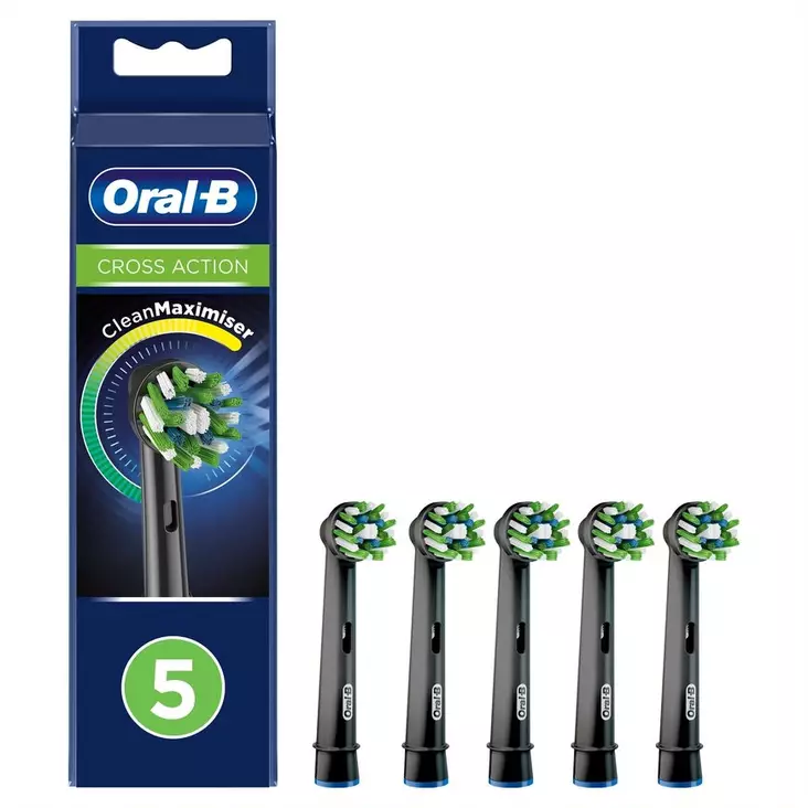 ORAL-B CROSSACTION -VAIHTOHARJA BLACK EDITION CLEANMAXIMISER-TEKNIIKALLA - Vaihtoharjat - 4210201325482 - 1