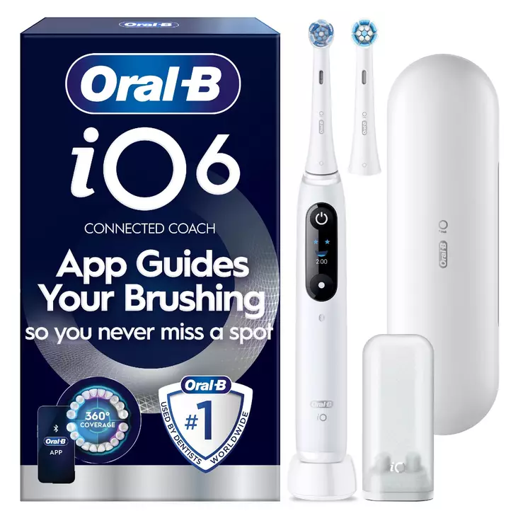 ORAL-B IO6S SÄHKÖHAMMASHARJA WHITE - Sähköhammasharjat - 8006530067652 - 1