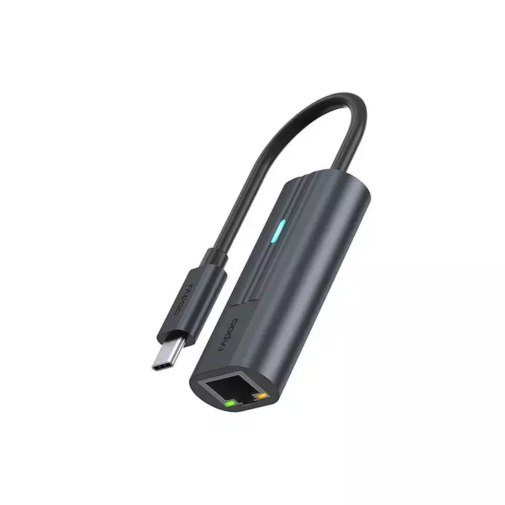 RAPOO UCA-1006 USB-C - GIGABIT LAN -ADAPTERI - Kaapelit ja adapterit - 6940056114082 - 1