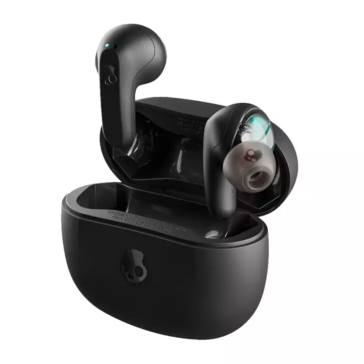 SKULLCANDY RAIL LANGATTOMAT NAPPIKUULOKKEET MUSTA - Täysin langattomat kuulokkeet - 810045687032 - 1