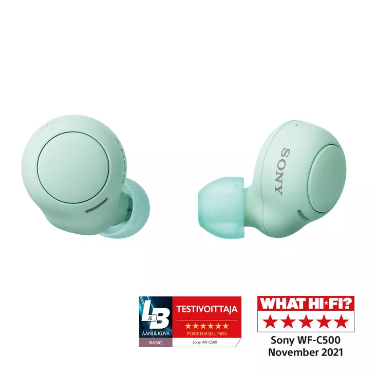 SONY WF-C500 TÄYSIN LANGATTOMAT KUULOKKEET VIHREÄ - Täysin langattomat kuulokkeet - 4548736130982 - 1