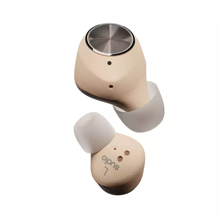 SUDIO T2 IN-EAR ANC TWS MIC TÄYSIN LANGATTOMAT VASTAMELUKUULOKKEET SAND 310089 - Täysin langattomat kuulokkeet - 7350071385012 - 1