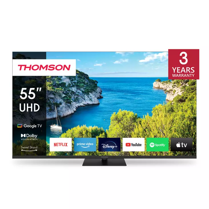 THOMSON 55UG5C14 55" 4K UHD GOOGLE SMART-TV - 51-60 tuumaiset televisiot - 9120106662252 - 2