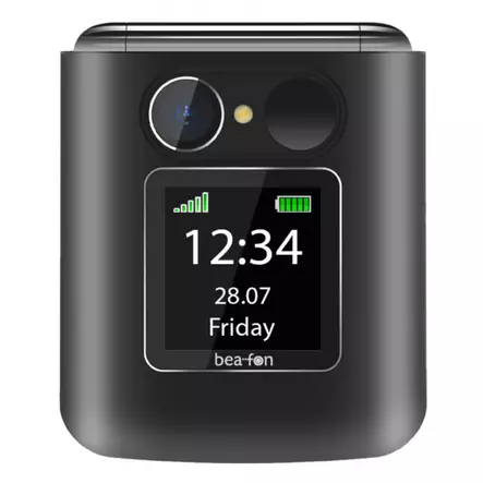BEAFON FOLD 10 LTE 4G PUHELIN MUSTA - Matkapuhelimet - 9120124822393 - 1