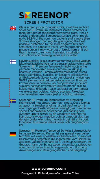 SCREENOR TEMPERED IPAD AIR 10.9” (4, 5 GEN) / PRO 11" (3, 4 GEN) NÄYTÖNSUOJALASI - Suojakuoret, laukut ja kotelot - 6438327160123 - 3