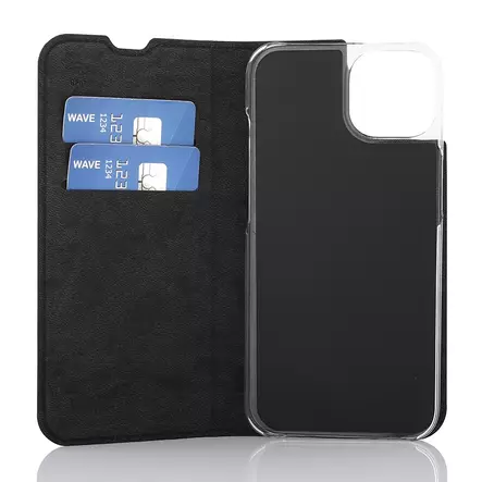 WAVE BOOK CASE iPHONE 14 PRO MAX SUOJAKOTELO MUSTA - Suojakuoret, laukut ja kotelot - 6418312165593 - 2